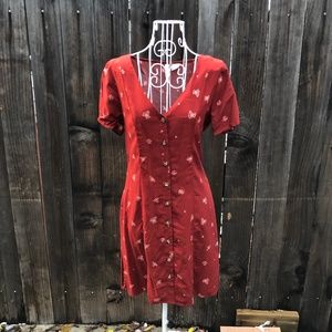 NWOT Simply Perfect Button-Up Mini Dress